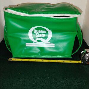 Vintage Quaker State oil promo insulated bag